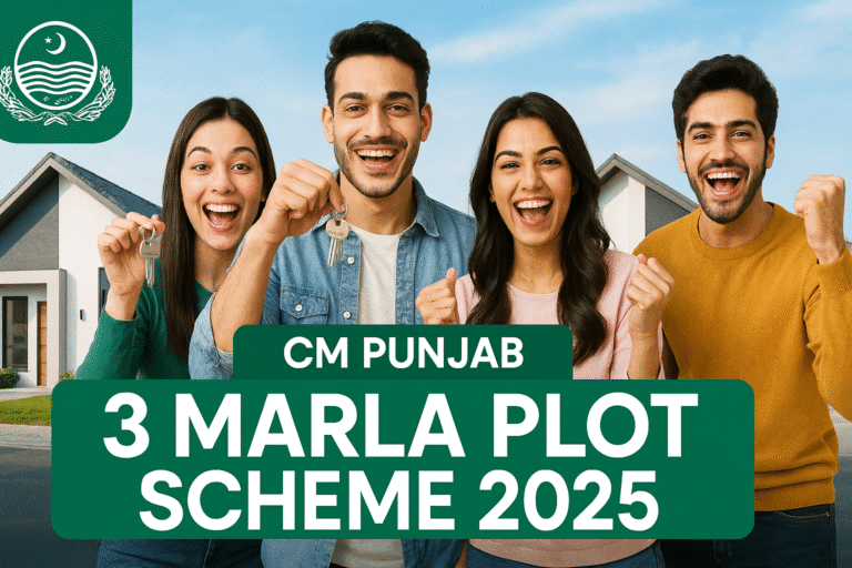 CM Punjab 3 Marla Plot Scheme 2025