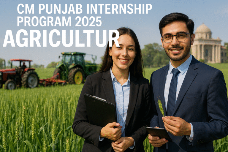 CM Punjab Internship Program 2025 for Agriculture