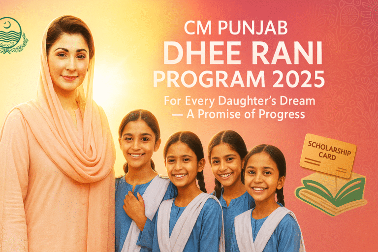 CM Punjab Dhee Rani Program 2025