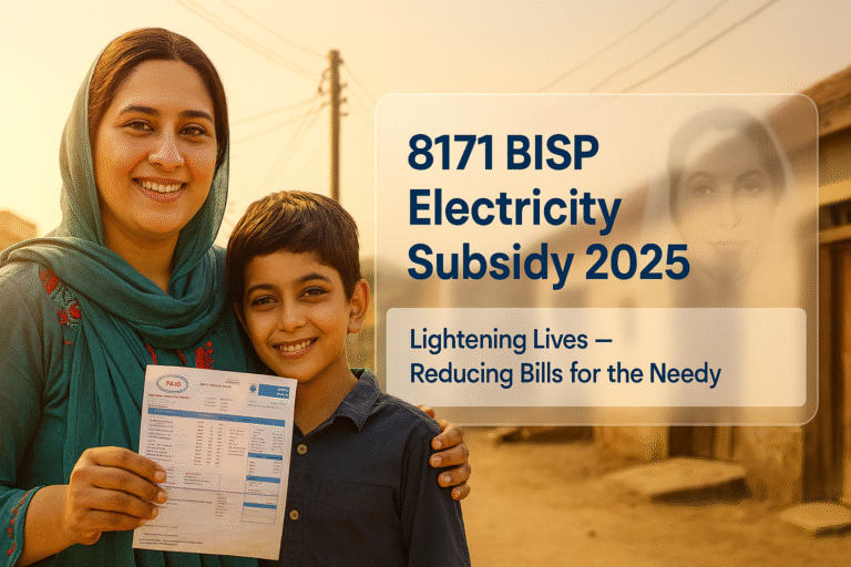 8171 BISP Electricity Subsidy 2025