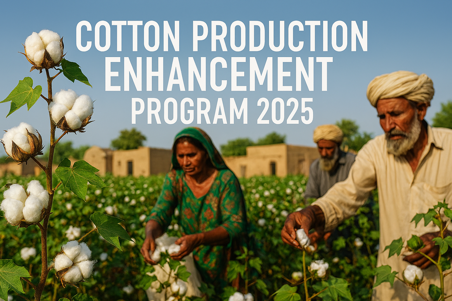 Read more about the article Cotton Production Enhancement Program 2025 – Boosting Pakistan’s White Gold Industry
